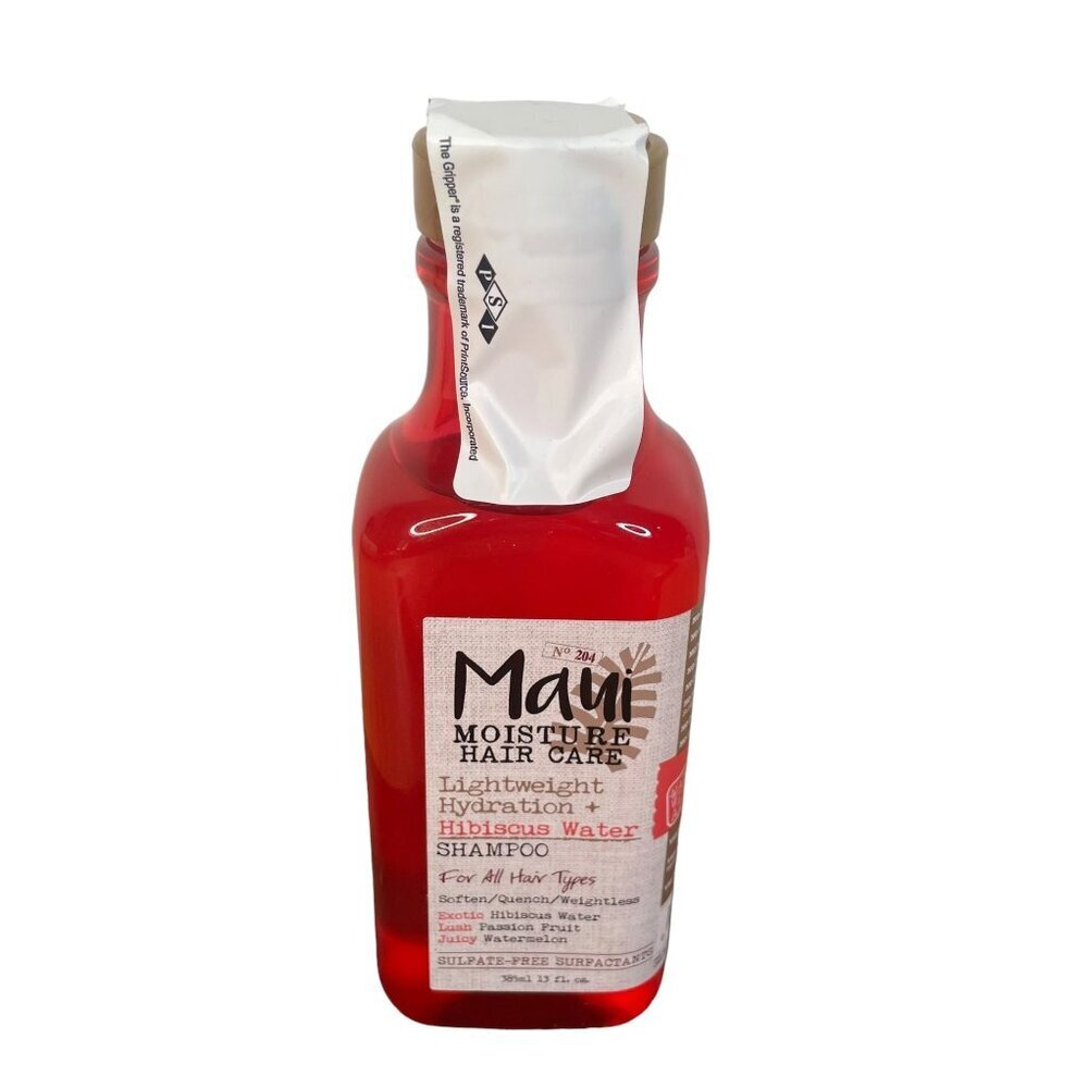 Maui Shampoo Moisture Lightweight Hydration Hibiscus Water 13 oz All Hair Types